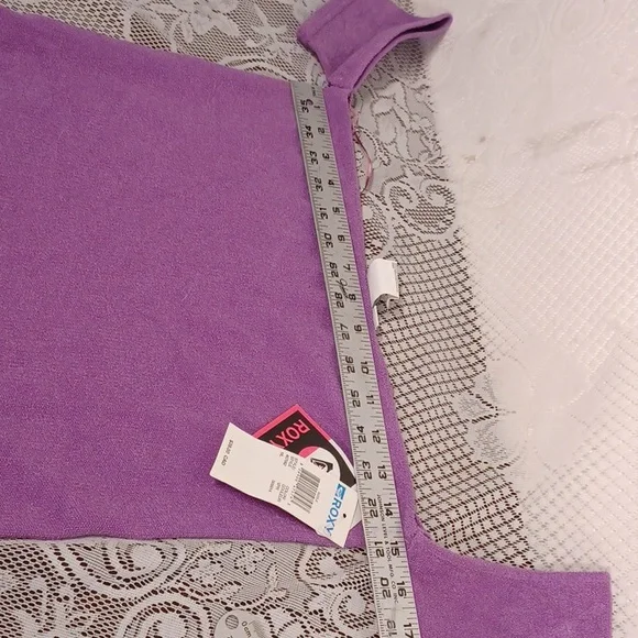 NEW! Roxy M/L Purple Top 6312 - Picture 6 of 7